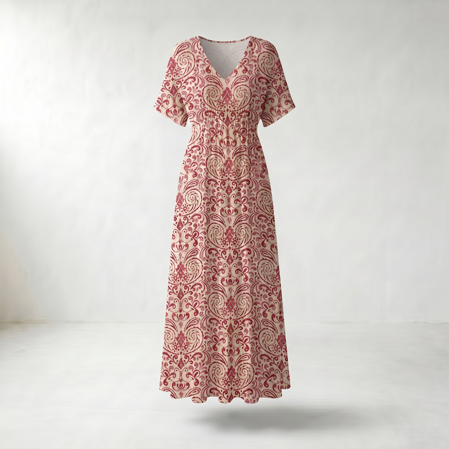 Flora V-Neck Maxi Summer Dress