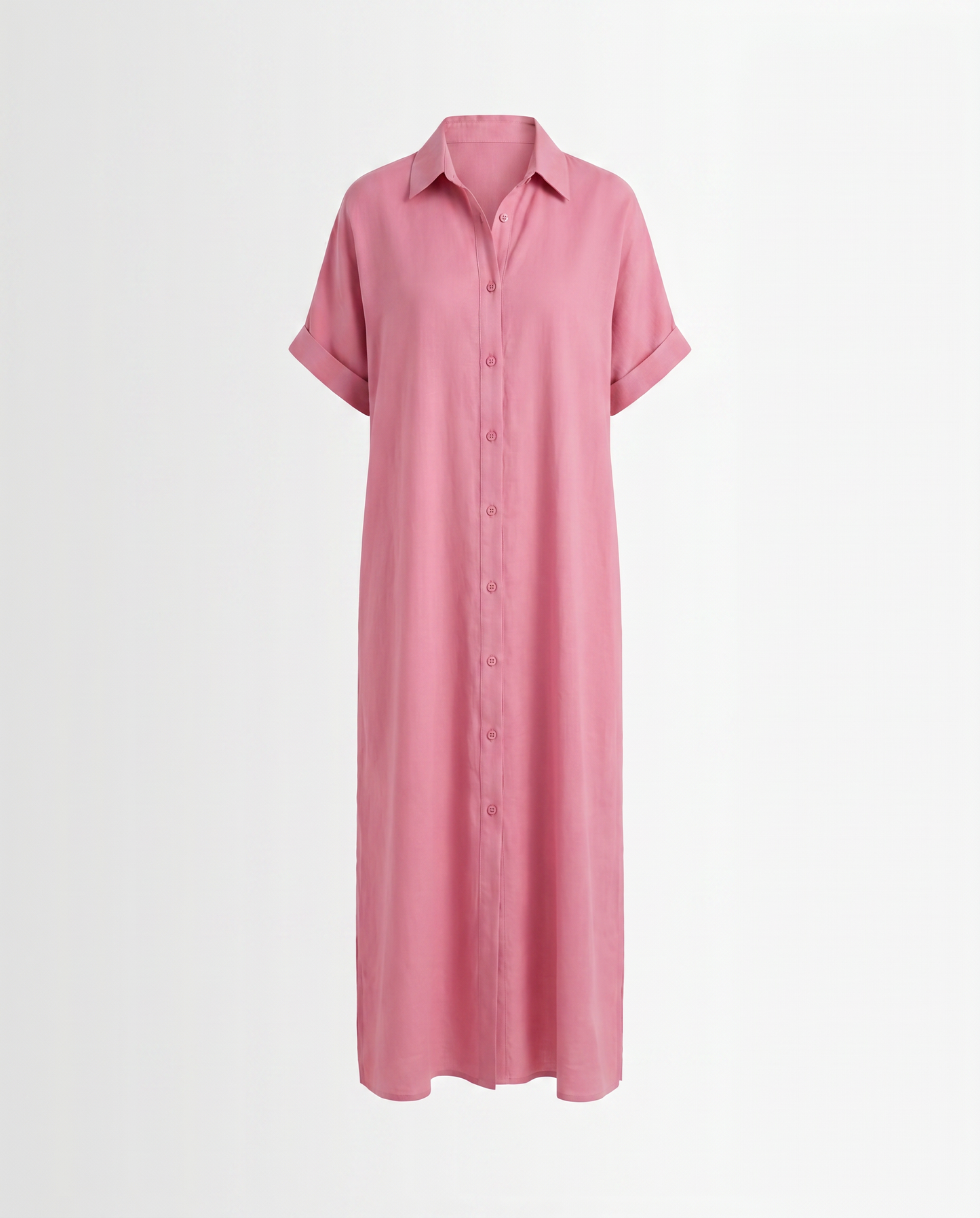 Gemma Belted Linen Shirt Dress