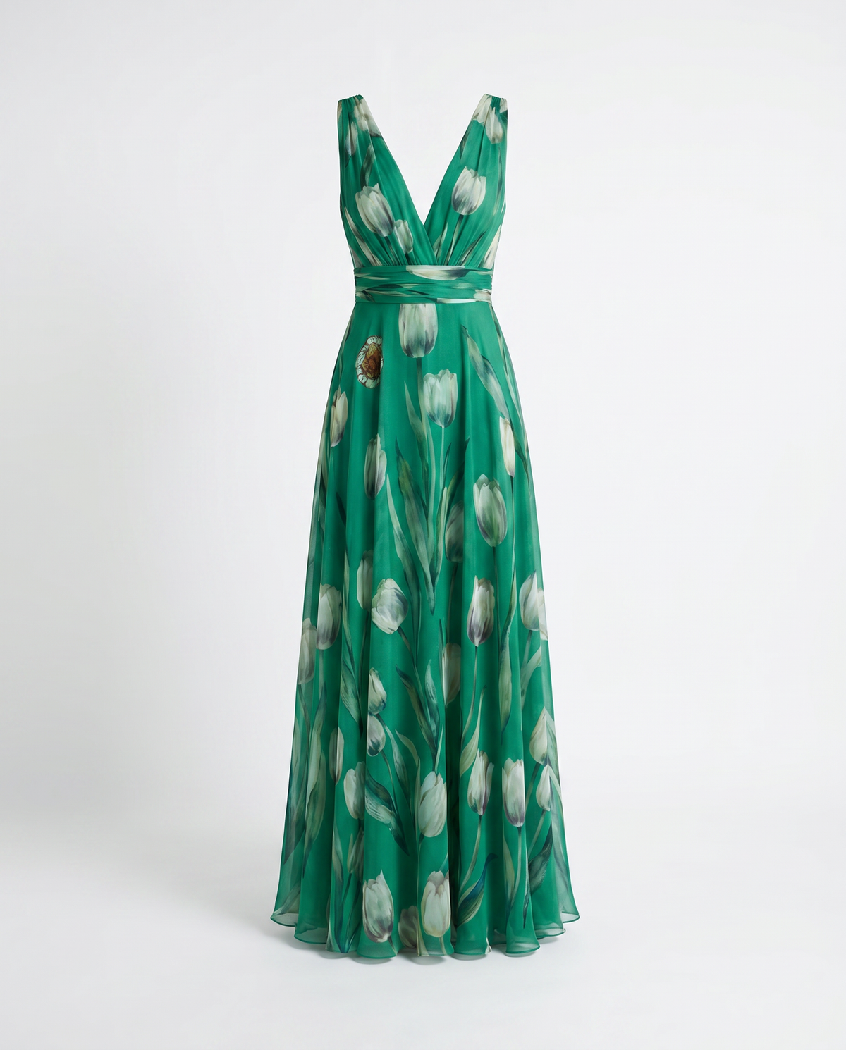 Victoria Tulip Print Wedding Guest Dress