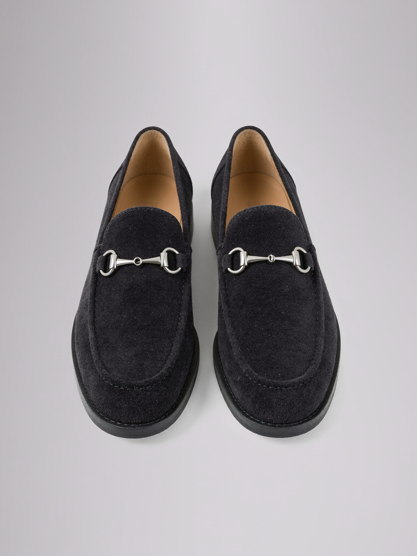 Silas Suede-Effect Horsebit Loafers