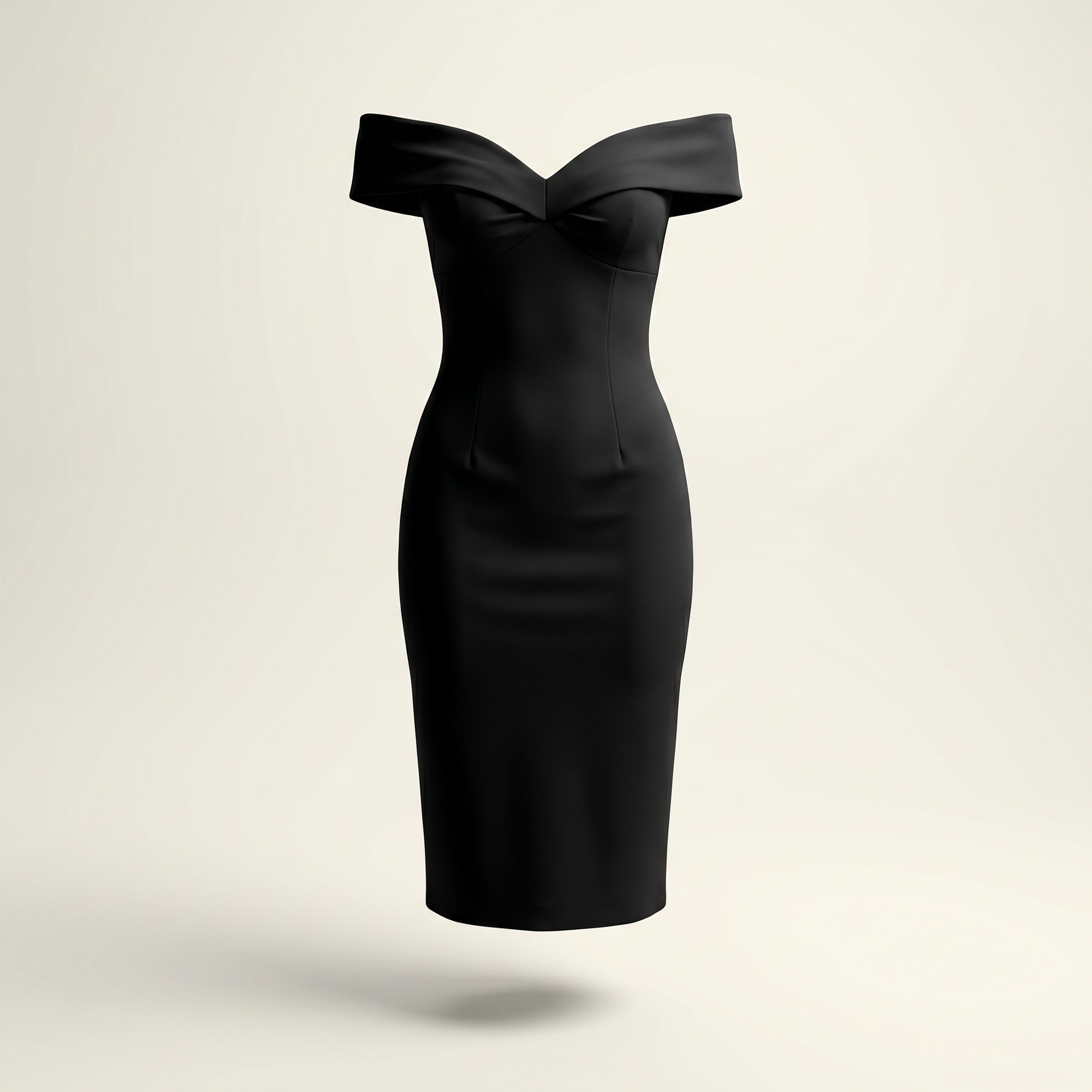 Amara Off Shoulder Fitted Mini Dress