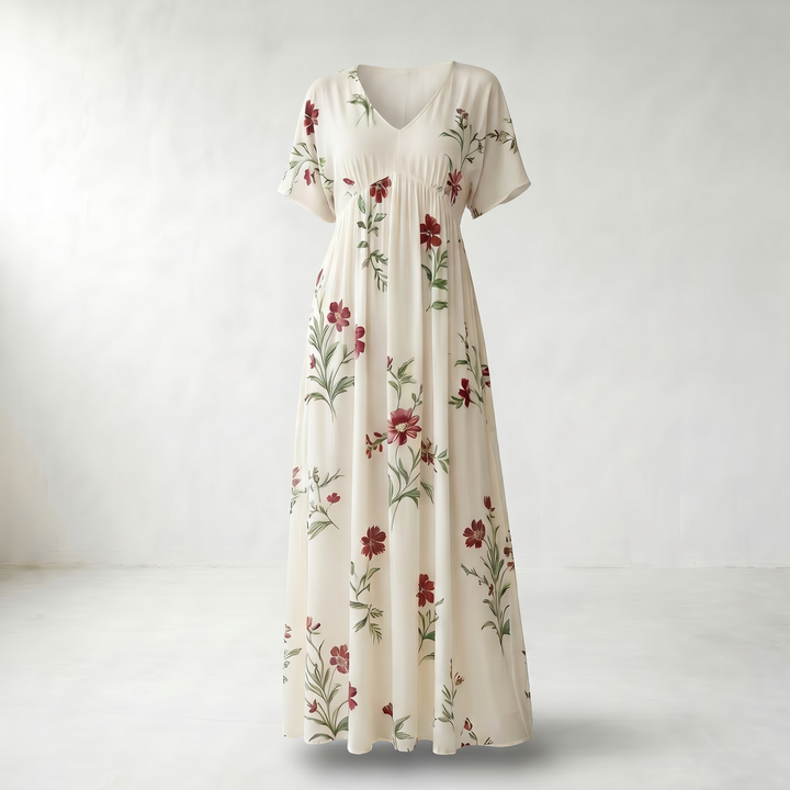 Flora V-Neck Maxi Summer Dress
