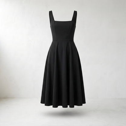 Celeste Sleeveless A-Line Midi Dress