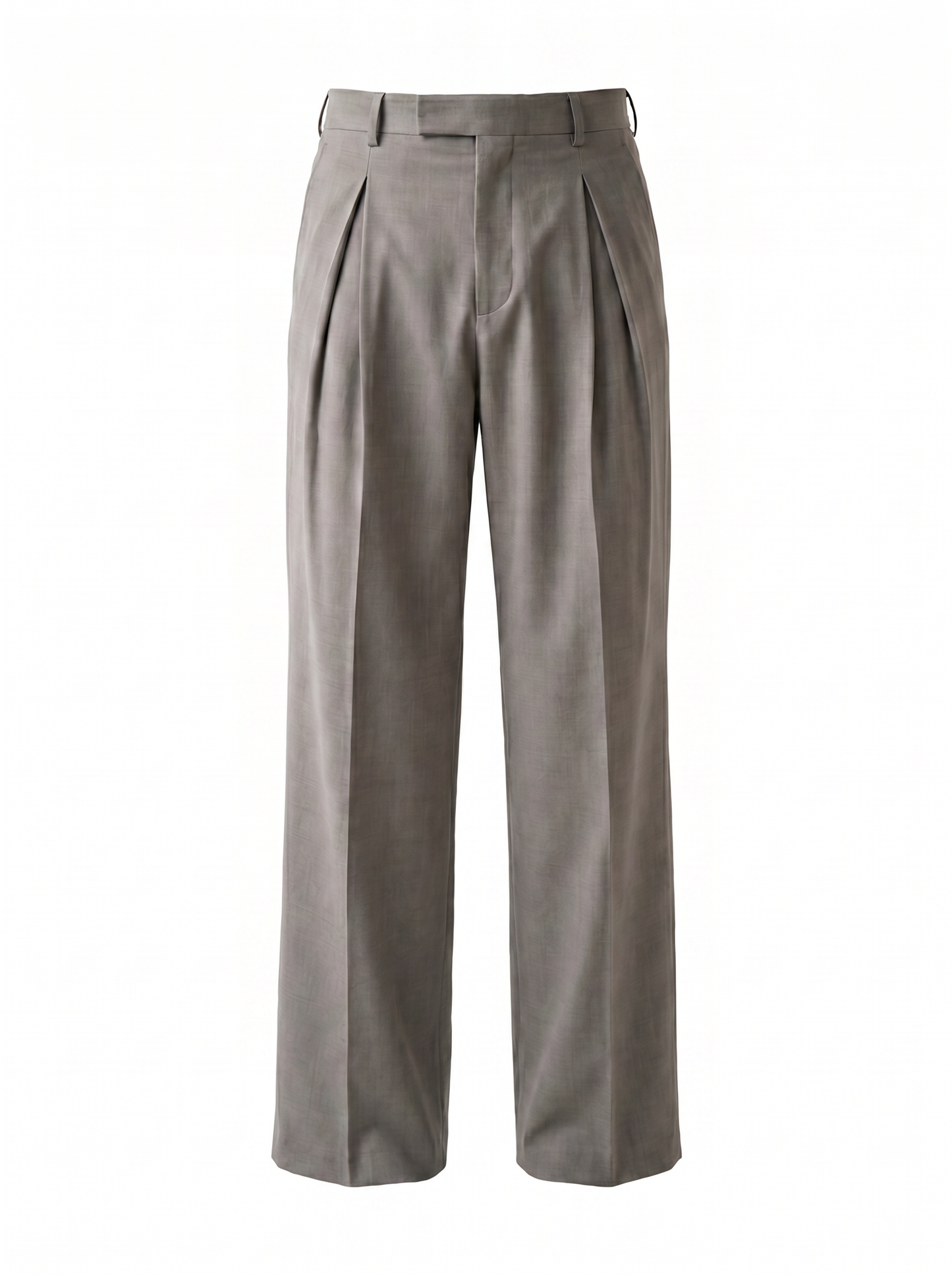 Theo Pleated Wide-Leg Tailored Trousers