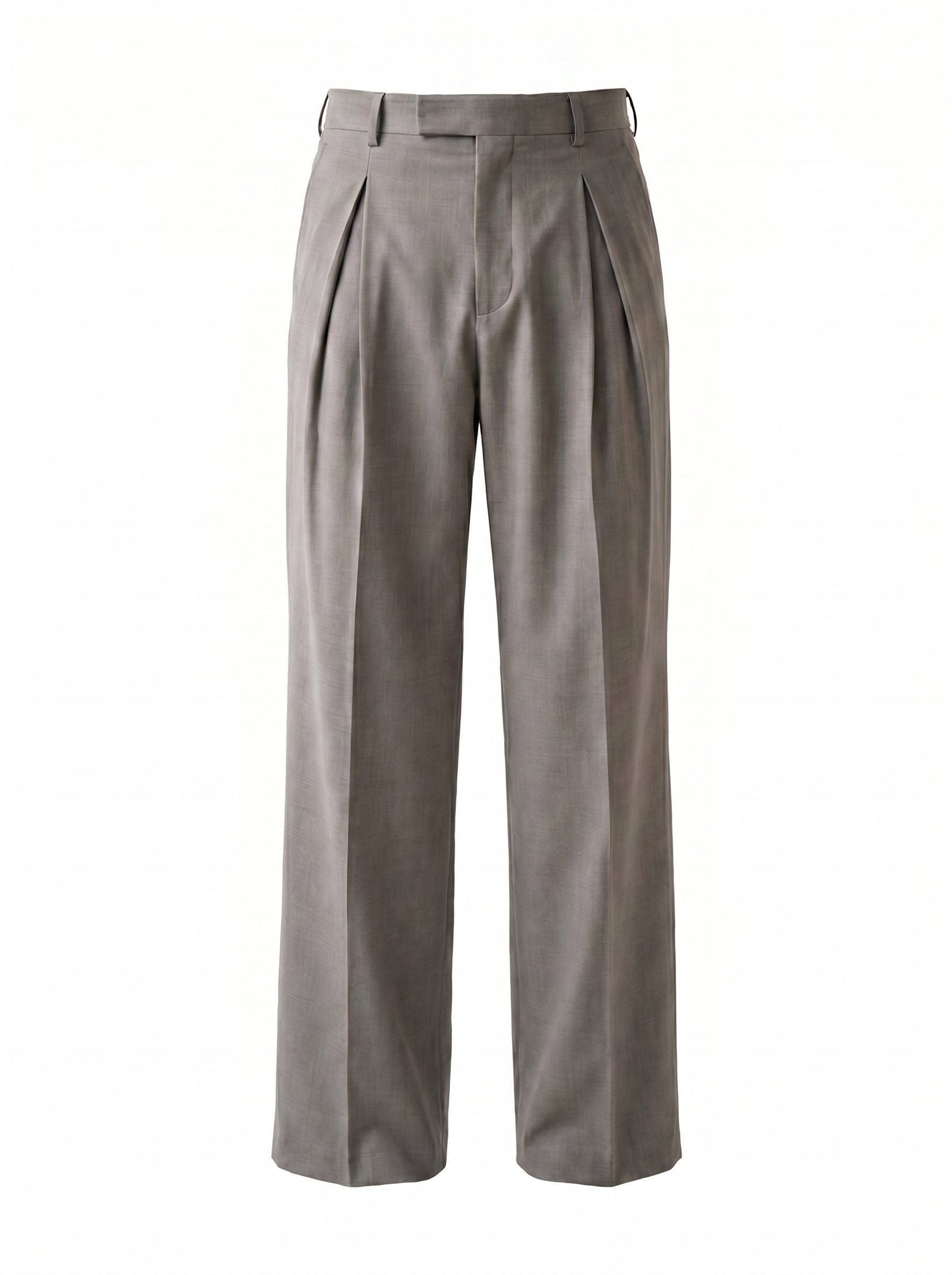 Theo Pleated Wide-Leg Tailored Trousers