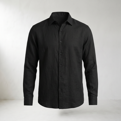 Aden Linen Button-Down Shirt
