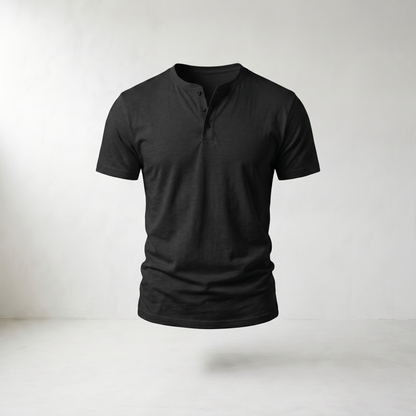 Martin Short-Sleeve Henley Shirt