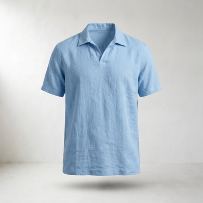Cedric Breathable Linen Polo Shirt