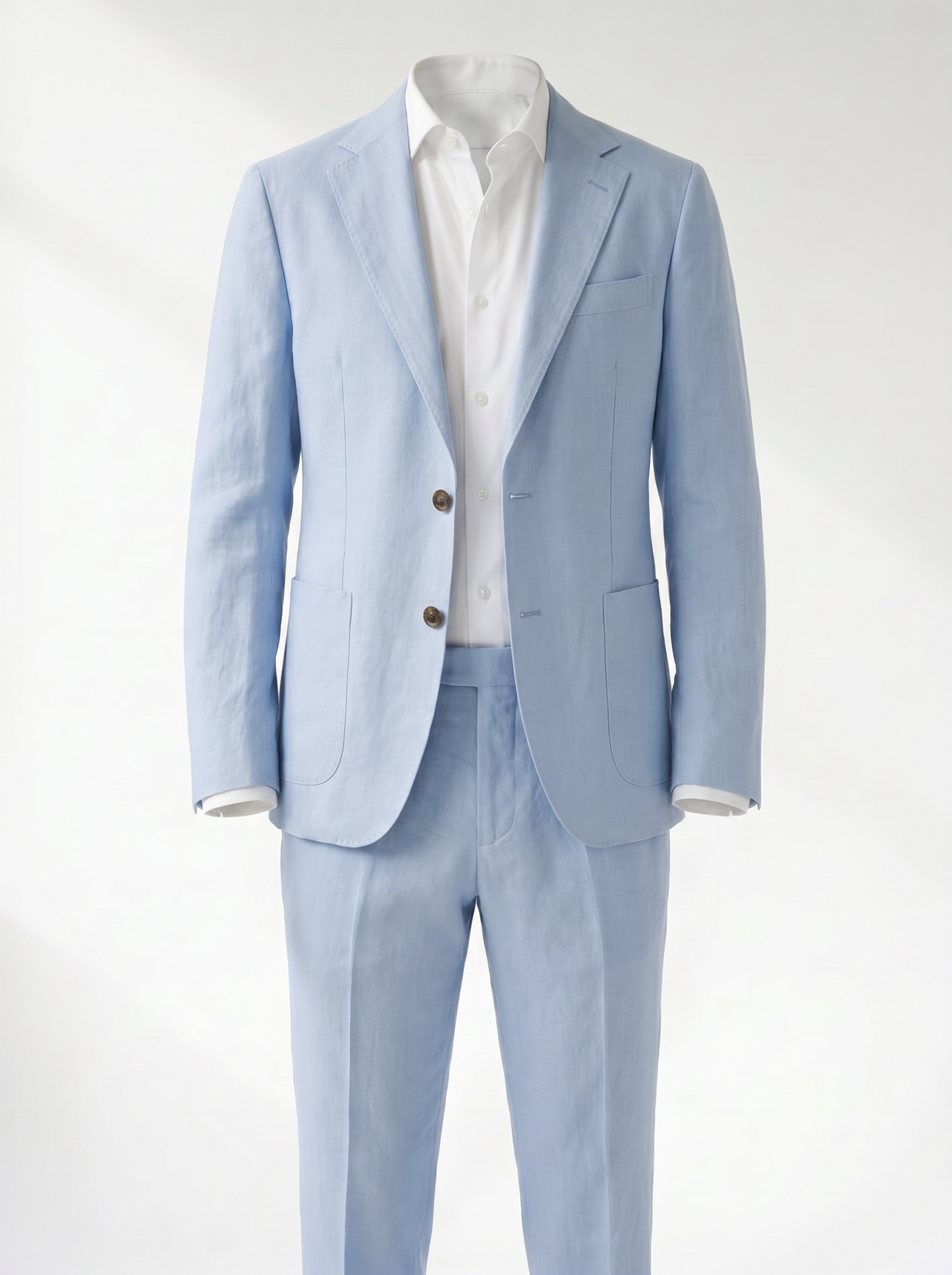 Lorenzo Linen-Look Classic Suit Set
