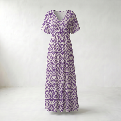Flora V-Neck Maxi Summer Dress