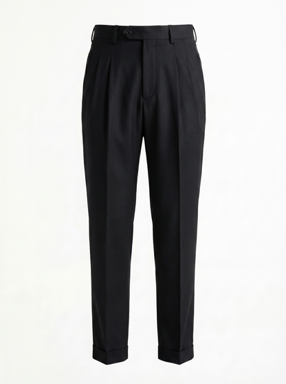 Vittorio Classic Fit Pleated Trousers