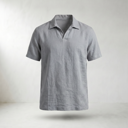 Cedric Breathable Linen Polo Shirt