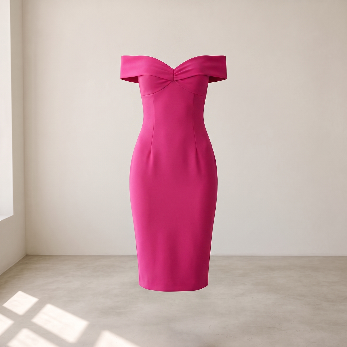 Amara Off Shoulder Fitted Mini Dress