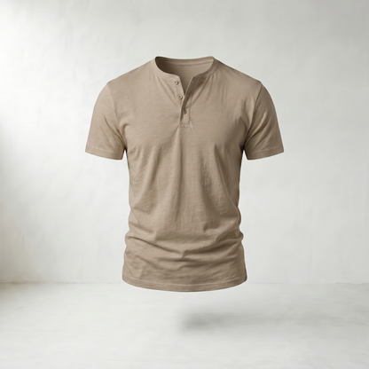 Martin Short-Sleeve Henley Shirt