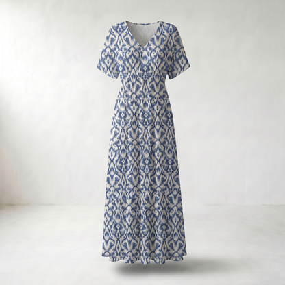 Flora V-Neck Maxi Summer Dress