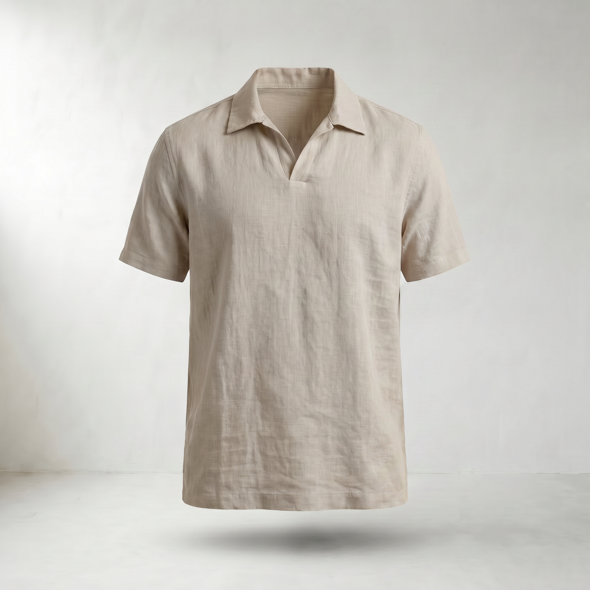 Cedric Breathable Linen Polo Shirt
