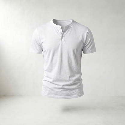 Martin Short-Sleeve Henley Shirt