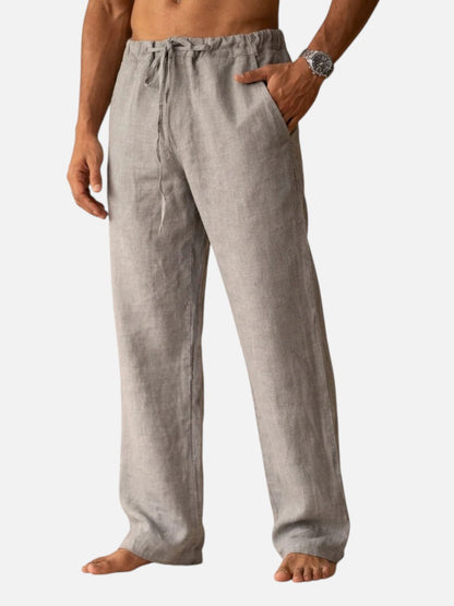 Men’s Linen Look Trousers – Relaxed Summer Style
