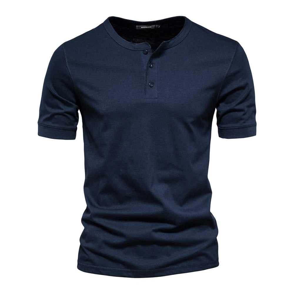 Tom Hollinger | Rundhals-Henleyshirt