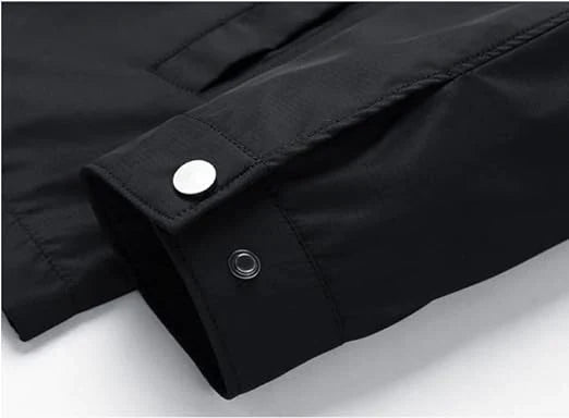 Herrenjacke mit Hemdjacken-Kragen und Karofutter – Raffaele