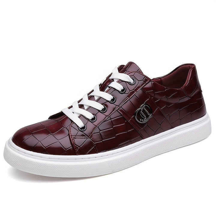 Men's Refined Everyday Sneakers - Cushioned Fit — Red