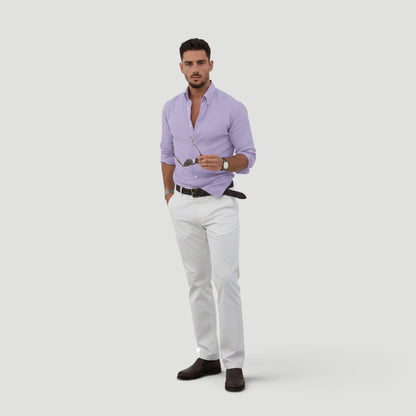 Ellmont London | Men’s Minimalist Button Shirt Smart Casual Style