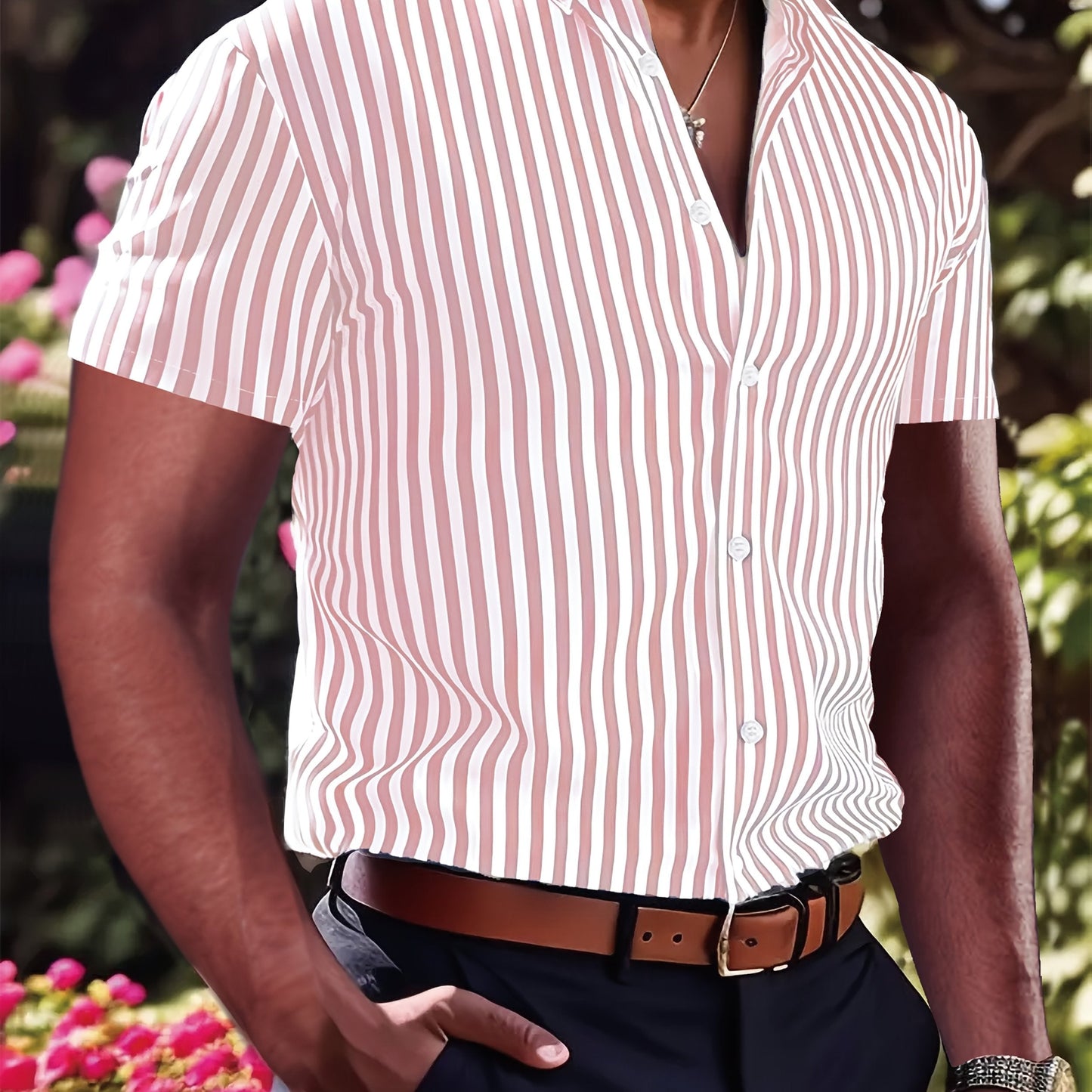 Owen | Refined Striped Short Sleeve Shirt