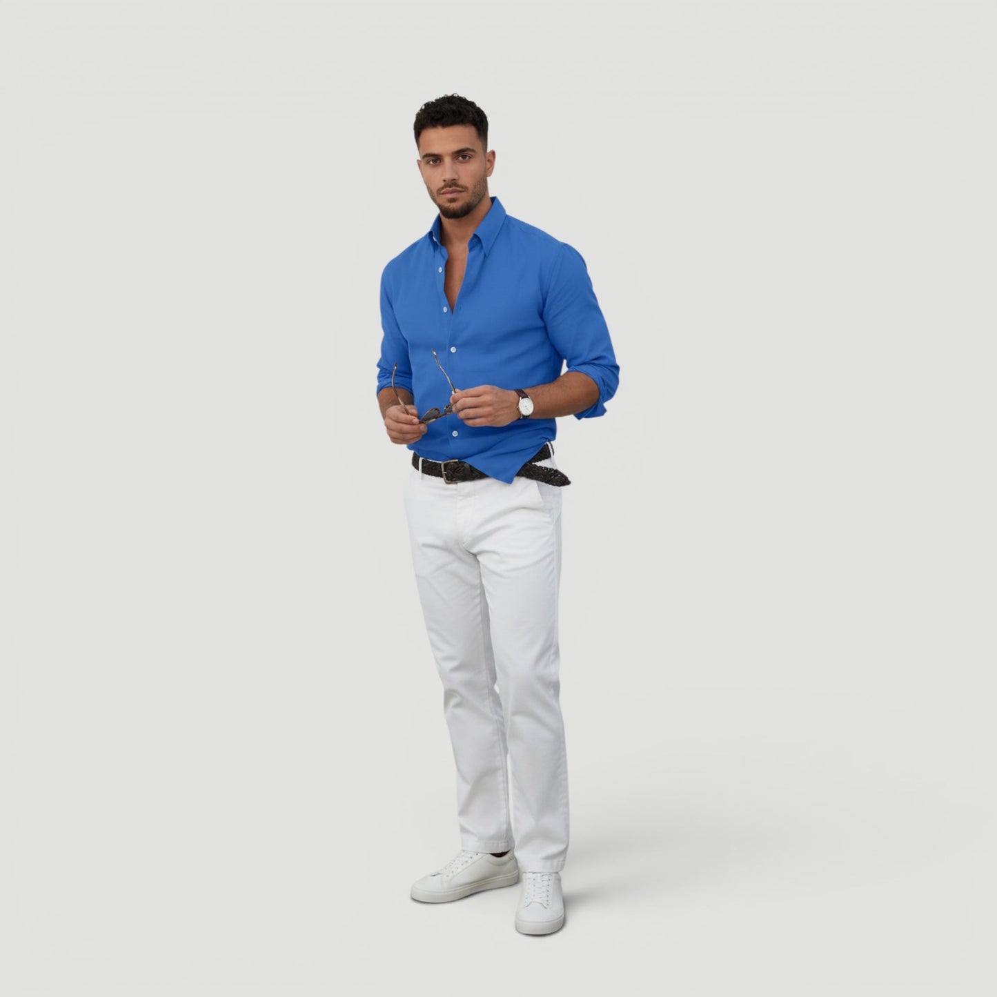 Ellmont London | Men’s Minimalist Button Shirt Smart Casual Style