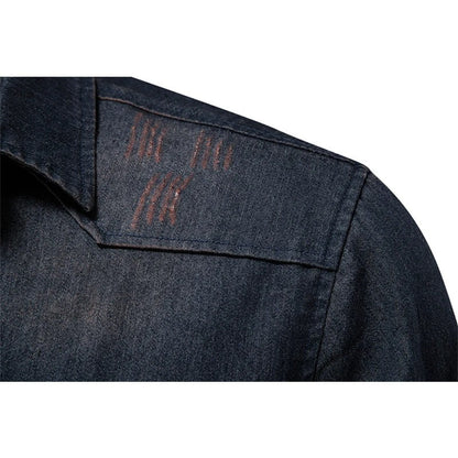 Tom Hollinger | Denim-Hemd im Western-Stil