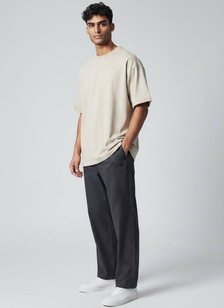 Ellmont London | Men’s Breathable Summer Sleeve Knit T-Shirt Regular Fit