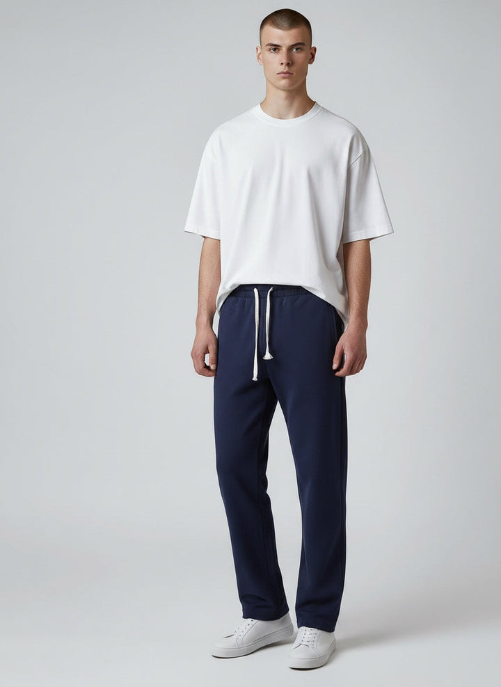 Ellmont London | Men’s Lightweight Straight Leg Linen Pants