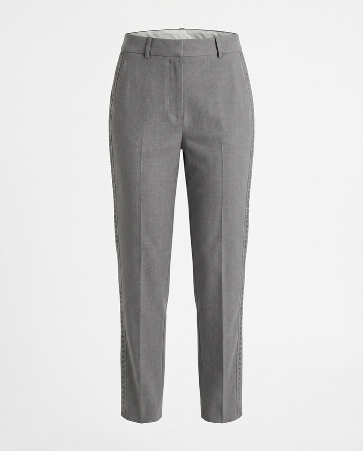 Abby High Waist Side Stripe Tapered Pants