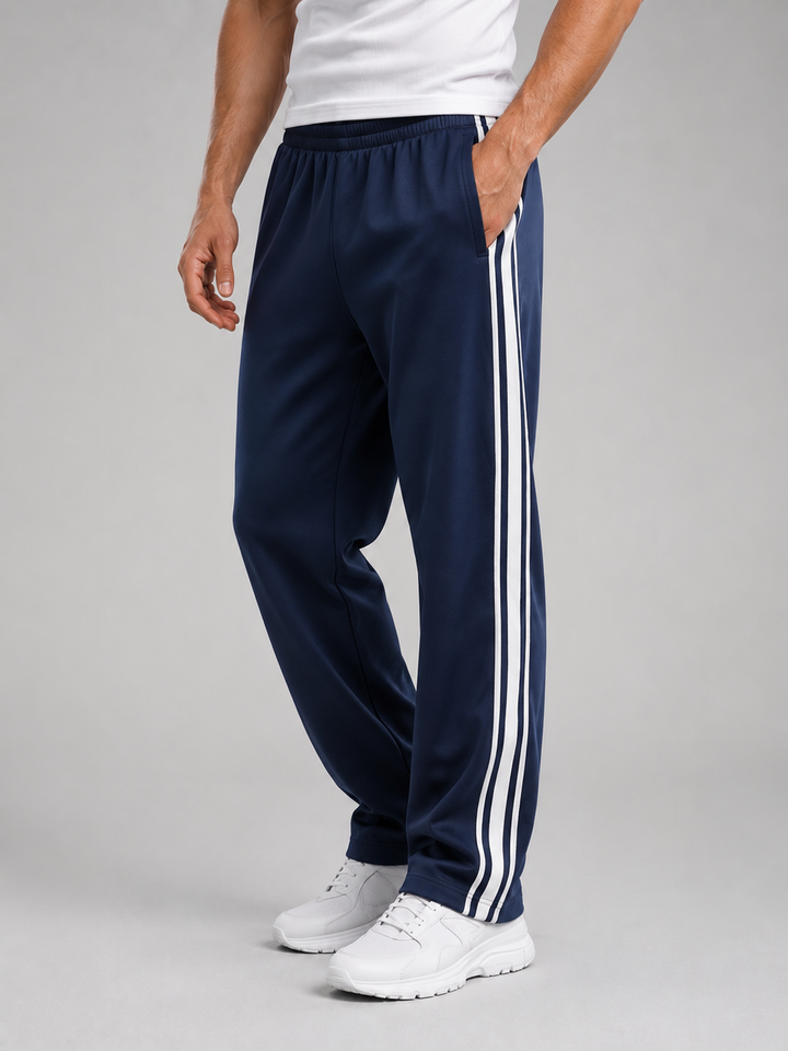 Men's Track Pants with Pockets – Relaxed Fit Sport Trousers