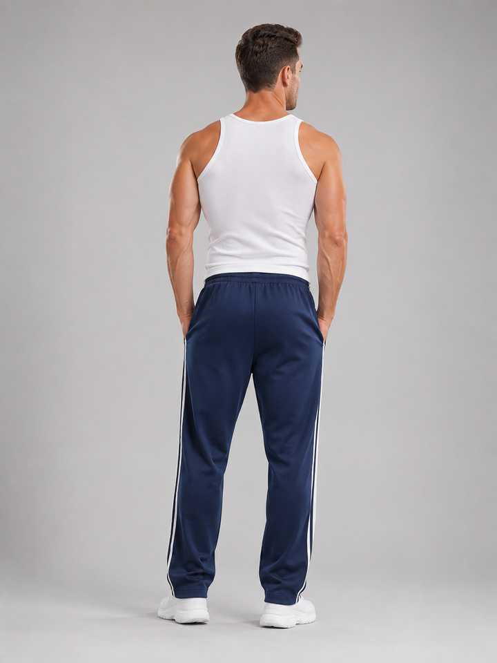 Men's Track Pants with Pockets – Relaxed Fit Sport Trousers