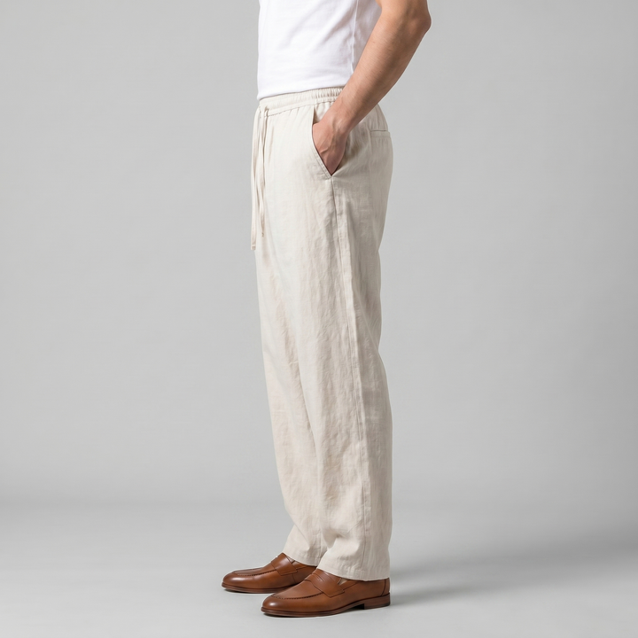 Men's Baggy Linen Pants
