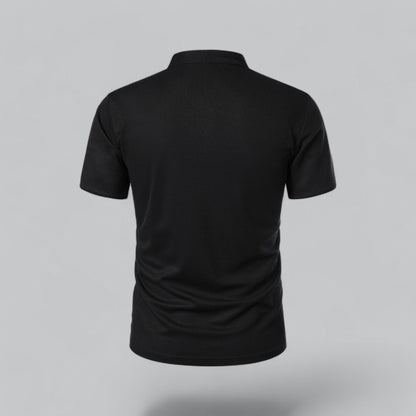 Cedric | Men’s Collarless Polo Shirt
