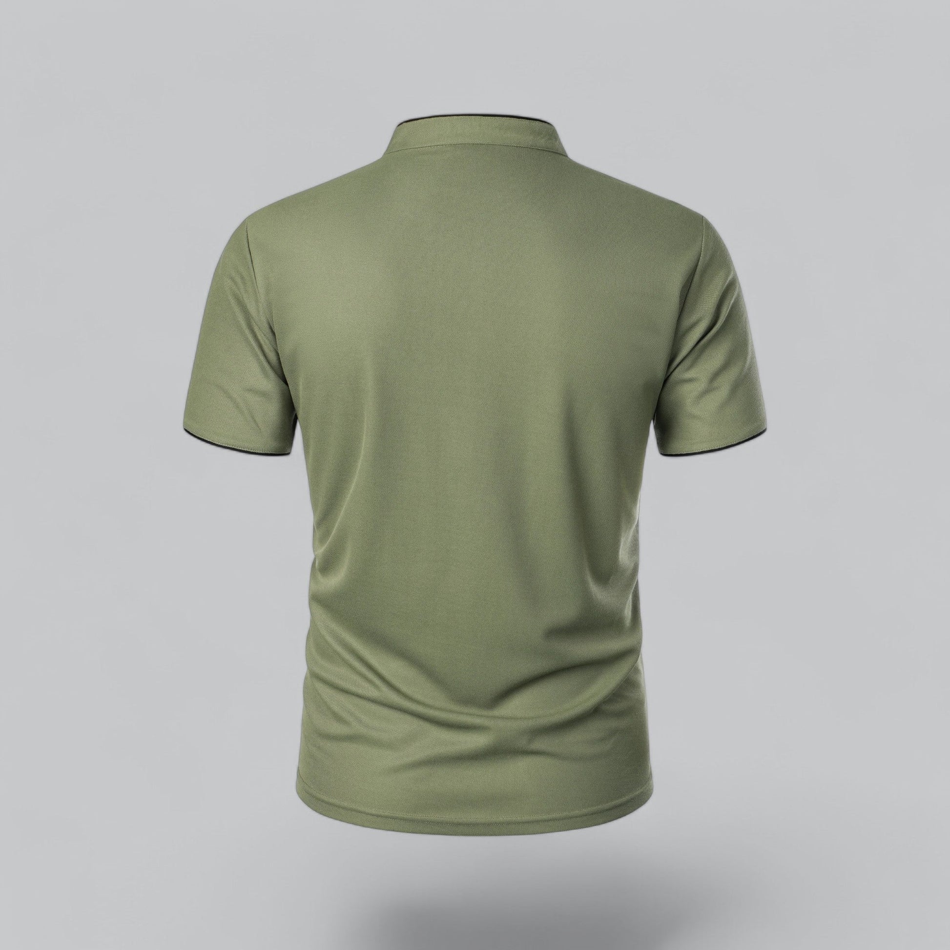 Cedric | Men’s Collarless Polo Shirt