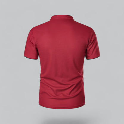 Cedric | Men’s Collarless Polo Shirt