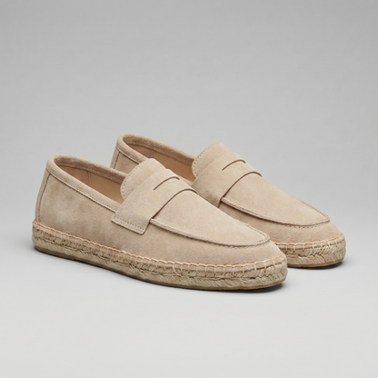 Men's Espadrille Penny Loafers