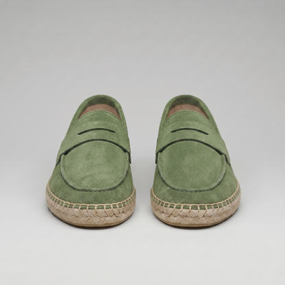 Men's Espadrille Penny Loafers