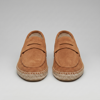 Men's Espadrille Penny Loafers
