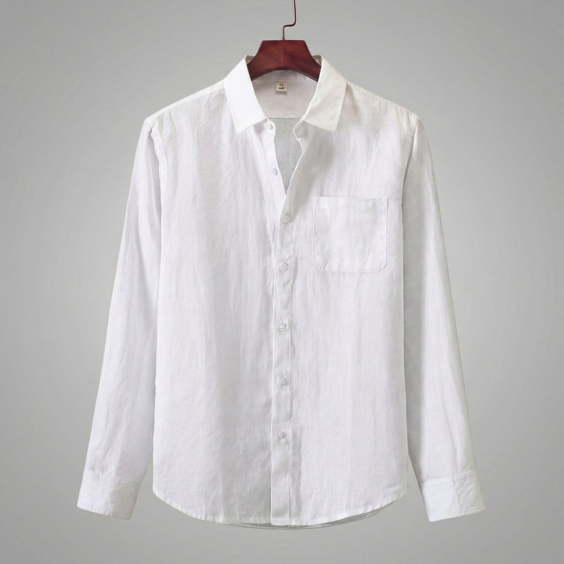 Men's Linen Long Sleeve Shirt