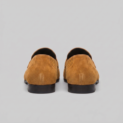 Men's Suede Penny Loafers