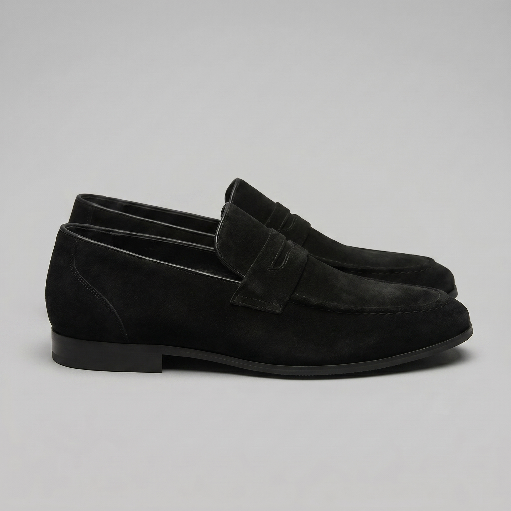 Men's Suede Penny Loafers