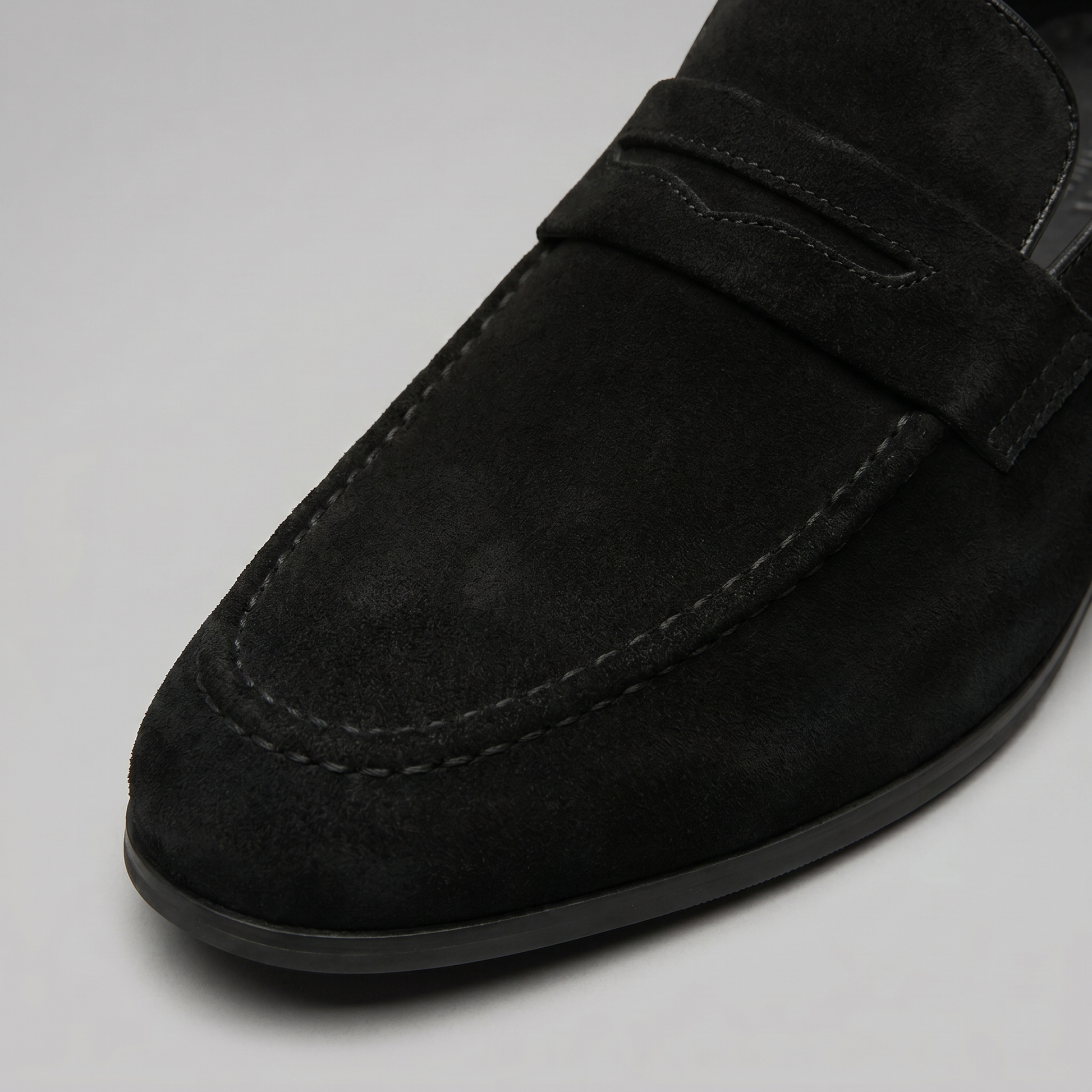Men's Suede Penny Loafers