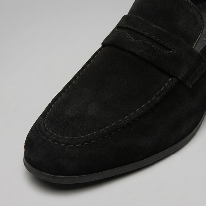Men's Suede Penny Loafers