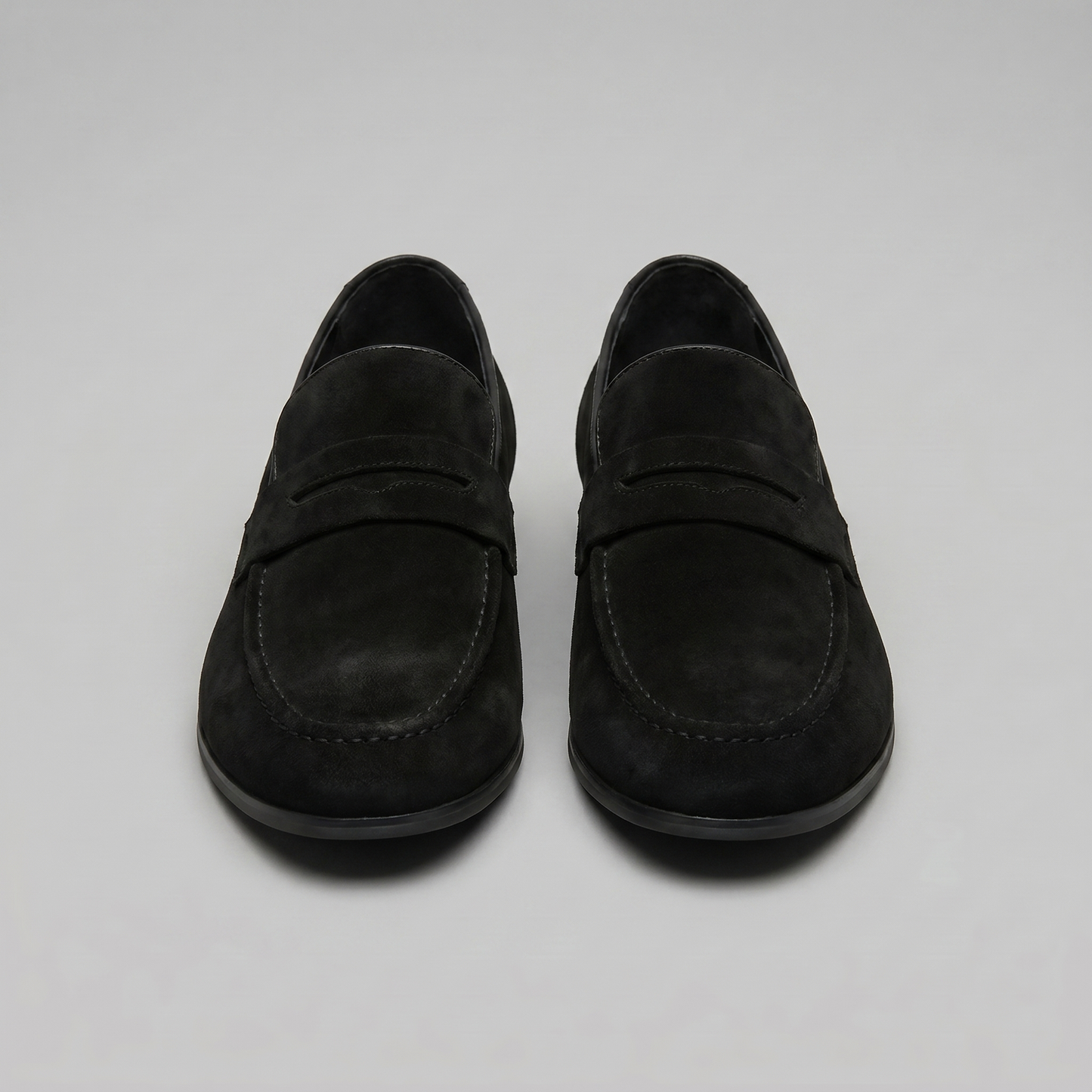 Men's Suede Penny Loafers