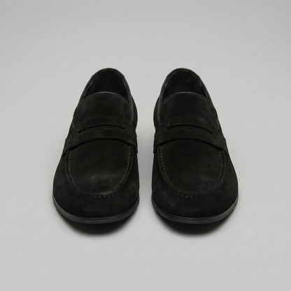 Men's Suede Penny Loafers