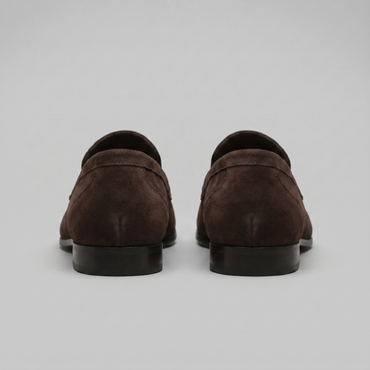 Men's Suede Penny Loafers