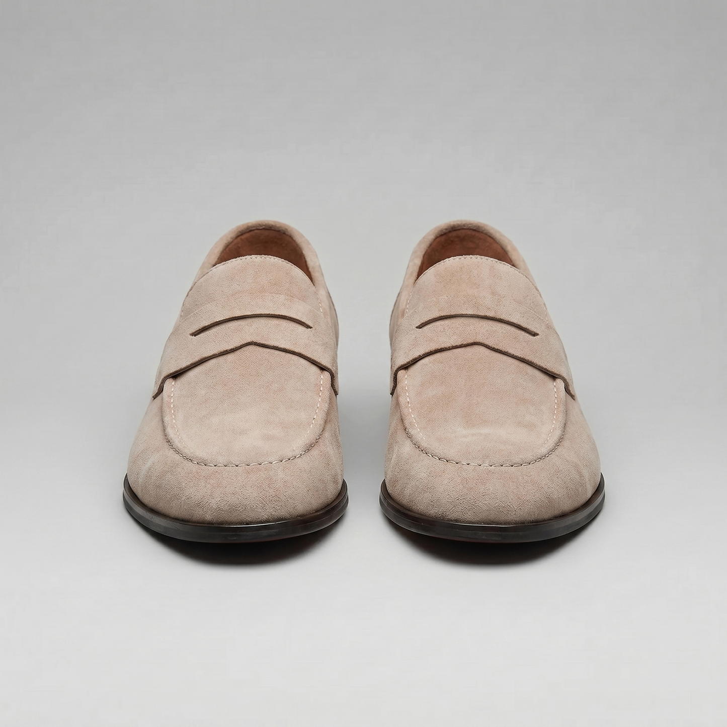 Men's Suede Penny Loafers